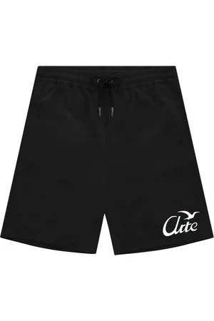 Arte Antwerp Homme, Shorts, Noir, Taille: L Shorts Logo Oiseaux