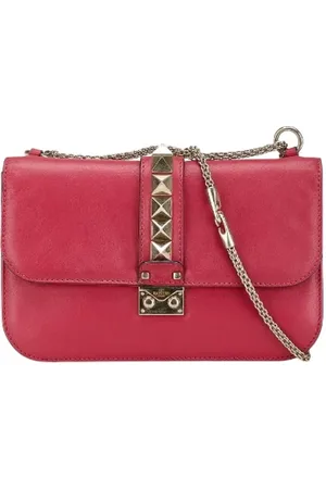 VALENTINO Femme, Pre-owned, Rose, Taille: ONE Size Pre-owned Cuir sacs-ports-paule