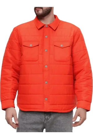 Guess Homme, Vestes, , Taille: L Veste Minimaliste avec Logo et Fermeture à Bouton