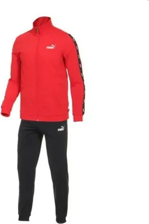 PUMA Homme, Sport, Multicolore, Taille: 2XL Combinaison Poly Triacétate Rouge Noir
