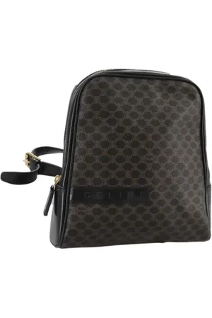 Céline Femme, Pre-owned, Noir, Taille: ONE Size Pre-owned Cuir sacs-dos