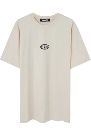 BARROW Homme, Tops, , Taille: L Chemise blanche imprimée
