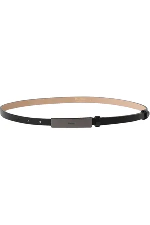 Max Mara Femme, Accessoires, Noir, Taille: S Ceinture Minimaliste en Cuir Marron Femme