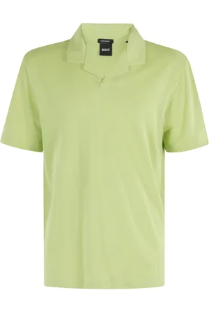 HUGO BOSS Homme, Tops, Vert, Taille: M Polo Vert Pastel Manches Courtes