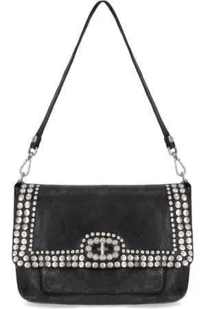 Campomaggi Femme, Sacs, Noir, Taille: ONE Size Sac bandoulière Orchidée noir