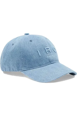 IRO Femme, Accessoires, Bleu, Taille: ONE Size Chapeau en Denim à Six Inserts et Visière Ajustable