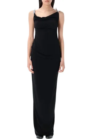 COPERNI Femme, Robes, Noir, Taille: 36 FR Robe de Gala Noire avec Pince de Lavage