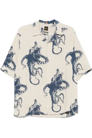 HUGO BOSS Homme, Chemises, , Taille: L Chemise élégante à manches courtes pour homme