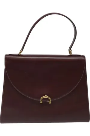 Cartier Femme, Pre-owned, Rouge, Taille: ONE Size Pre-owned Cuir sacs-main