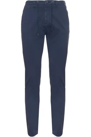 Guess Homme, Pantalons, Bleu, Taille: W28 L32 Pantalon à taille à cordon et poches