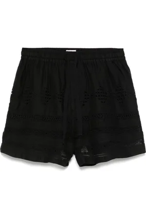 Isabel Marant Femme, Shorts, Noir, Taille: 34 FR Shorts en Denim Décontractés pour Femmes