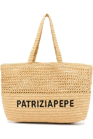 Patrizia Pepe Femme, Sacs, , Taille: ONE Size Sac à bandoulière crocheté avec broderie