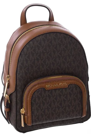 Michael Kors Femme, Sacs, Brun, Taille: ONE Size Sac à Dos Mini Jaycee avec Imprimé Logo
