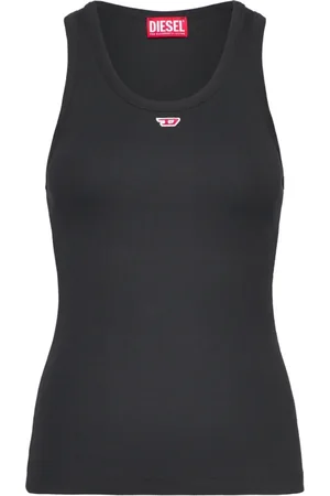 Diesel Femme, Tops, Noir, Taille: 36 FR Jean Denim Élégant Tanky