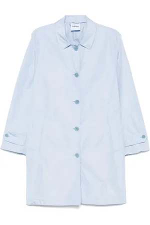 Aspesi Femme, Manteaux, Bleu, Taille: 36 FR Trench Classique
