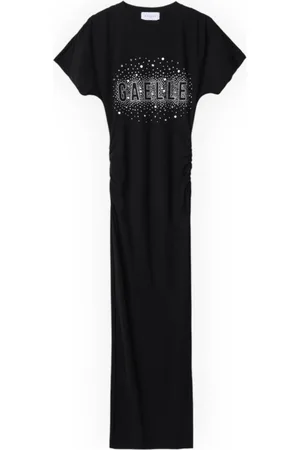 GAËLLE Femme, Robes, Noir, Taille: 40 FR Robe Manche Kimono