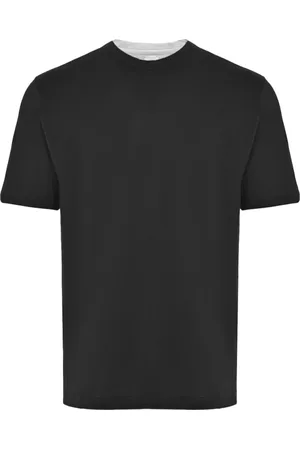 ELEVENTY Homme, Tops, Noir, Taille: 2XL T-shirt col rond en coton