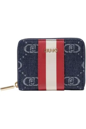 Liu Jo Femme, Accessoires, Bleu, Taille: ONE Size Portefeuille en Polyester Bleu pour Femmes