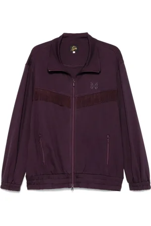 Pins & Needles Homme, Vestes, Violet, Taille: L Veste à Fermeture Éclair Violette Raisin