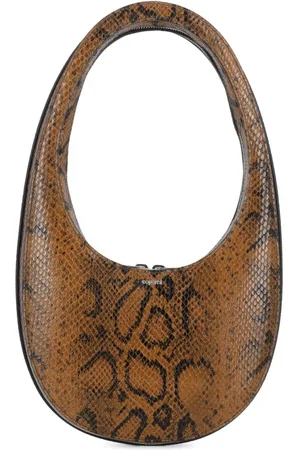 COPERNI Femme, Sacs, Brun, Taille: ONE Size Sac bandoulière en cuir marron avec logo
