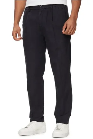 Guess Homme, Pantalons, Bleu, Taille: W28 Pantalon Classique avec Logo et Poches