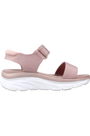 Skechers Femme, Chaussures, Rose, Taille: 39 EU Sandales plates élégantes pour femmes