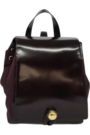Céline Femme, Pre-owned, Violet, Taille: ONE Size Pre-owned Cuir sacs-dos