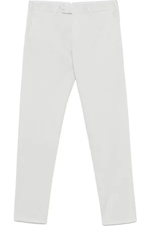ROTA Homme, Pantalons, Blanc, Taille: XL Pantalon Blanc avec Ceinture et Poches