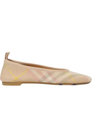Burberry Femme, Chaussures, , Taille: 36 EU Ballerines en Tricot Ivoire