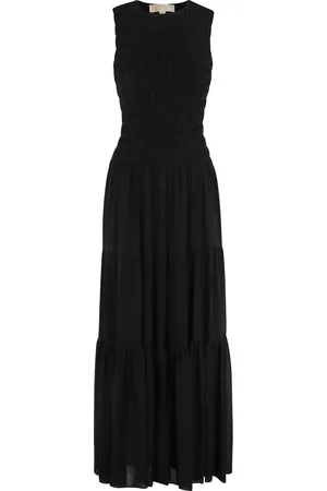 Michael Kors Femme, Robes, Noir, Taille: 36 FR Robe Smocked Tank
