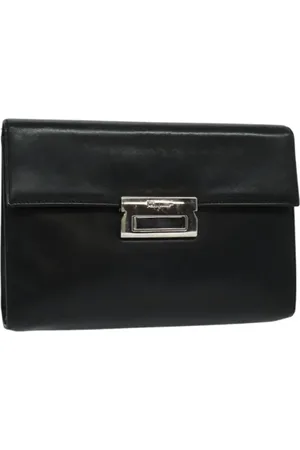 Salvatore Ferragamo Femme, Pre-owned, Noir, Taille: ONE Size Pre-owned Cuir pochettes-minaudieres