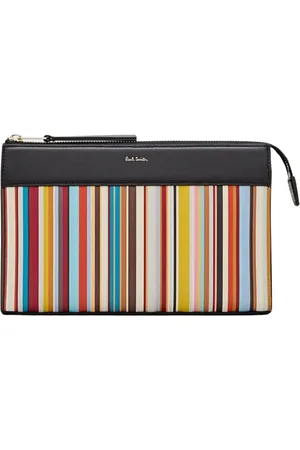 Paul Smith Homme, Sacs, Multicolore, Taille: ONE Size Multistriped ZipAround Clutch Serviette