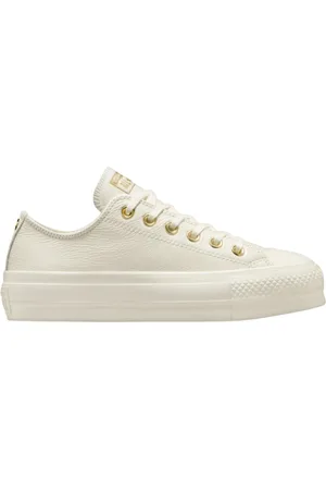 Converse Femme, Chaussures, Blanc, Taille: 37 1/2 EU Baskets blanches à plateforme haute