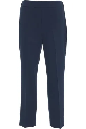 Liu Jo Femme, Pantalons, Bleu, Taille: 42 FR Pantalon Chino Bleu Taille Élastique