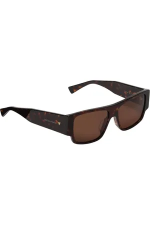 Bottega Veneta Homme, Accessoires, Brun, Taille: ONE Size Lunettes de soleil élégantes avec monture en acétate