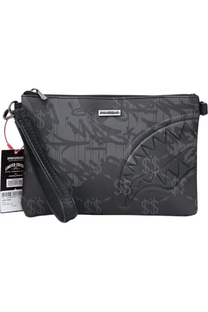 Sprayground Unisex, Sacs, Noir, Taille: ONE Size Pochette Urbaine Check Noir