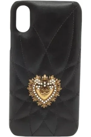 Dolce & Gabbana Femme, Pre-owned, Noir, Taille: ONE Size Pre-owned Cuir accessoires-de-bureau