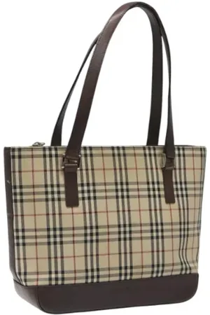 Burberry Femme, Pre-owned, , Taille: ONE Size Pre-owned Cuir sacs-main