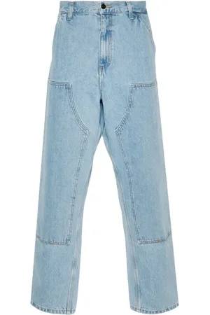 Carhartt Homme, Jeans, Bleu, Taille: W31 Jean Bleu Clair avec Bouton Avant