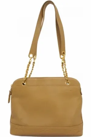 CHANEL Femme, Pre-owned, Brun, Taille: ONE Size Pre-owned Tissu sacs-chanel