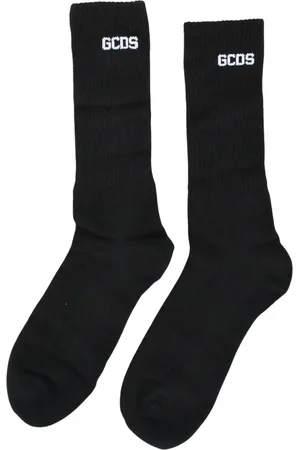 GCDS Unisex, Sous-vêtements, Noir, Taille: M Ensemble de chaussettes logo