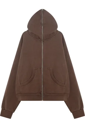 Entire Studios Homme, Sweatshirts et sweats à capuche, Brun, Taille: S Cardigan à fermeture éclair Sweat