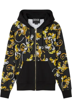 VERSACE Homme, Sweatshirts et sweats à capuche, Multicolore, Taille: M Sweat à Zip Innovant 78Gai3Z1 Fs189
