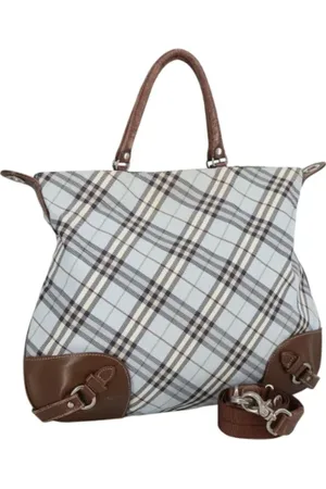 Burberry Femme, Pre-owned, Multicolore, Taille: ONE Size Pre-owned Toile sacs-main