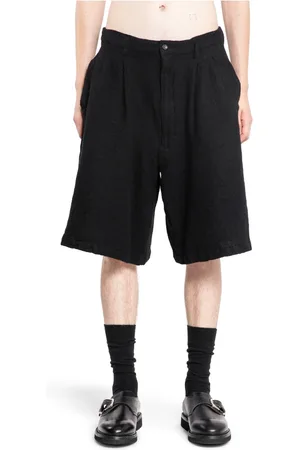 Comme des Garçons Homme, Shorts, Noir, Taille: L Pantalon large en laine noire
