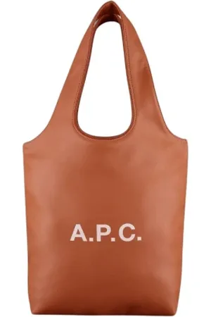 A.P.C. Homme, Sacs, Brun, Taille: ONE Size Sac Fourre-Tout Unisexe en Similicuir