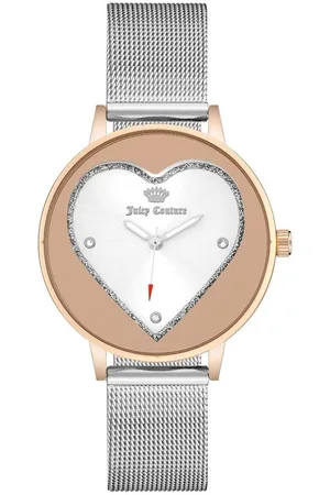 Juicy Couture Femme, Accessoires, Jaune, Taille: ONE Size Montre de Mode Femme Or Rose
