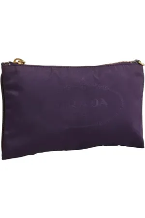 Prada Femme, Pre-owned, Violet, Taille: ONE Size Pre-owned Nylon trousses-de-toilette