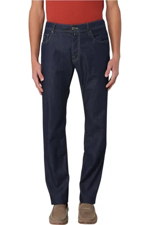Jacob Cohen Homme, Jeans, Bleu, Taille: W36 Pantalon Slim Fit Denim Bleu