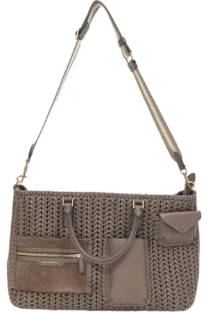 Anya Hindmarch Femme, Pre-owned, Brun, Taille: ONE Size Pre-owned Cuir sacs-main